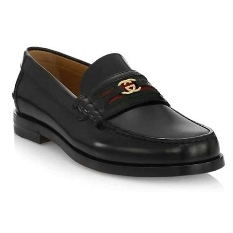 interlocking g's gucci loafers|Gucci interlocking penny loafers.